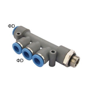 PKB-G Male Triple Branch Fitting