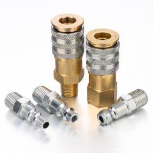 Three-in-One Pneumatic Quick Connectors