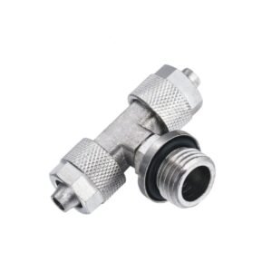 RPT-G Tee Brass with Nickel Plated Air Fitting