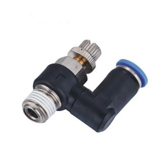 SS NPT-Thread Freely Rotating Speed Control Valve