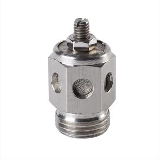SS-PDK Type Stainless Steel Exhaust Muffling Throttle Valve